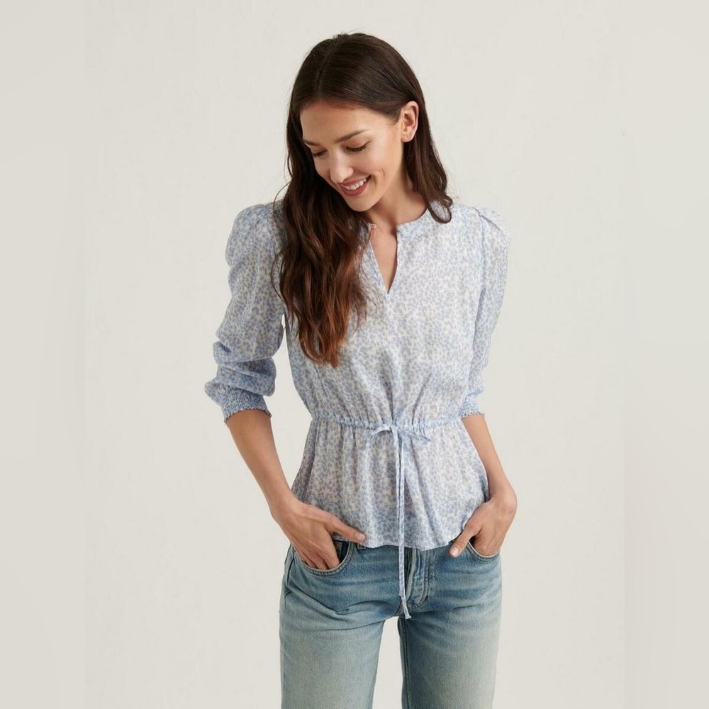 Lucky Brand Cotton Peplum top